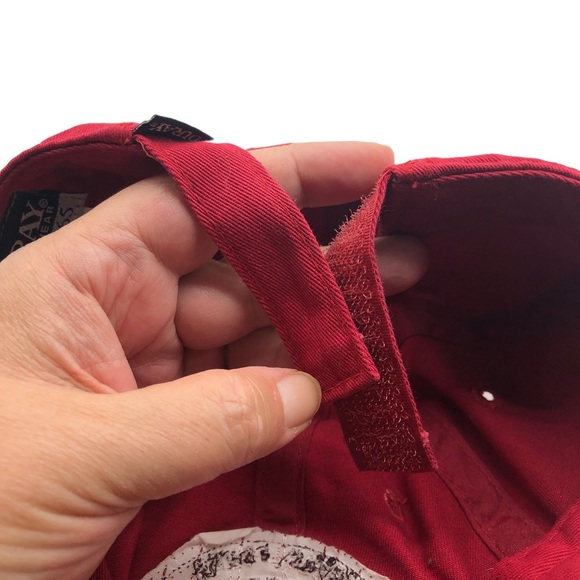 Ouray Table Rock Lake Missouri Red Cap Distressed Broken In Baseball Trucker - Picture 6 of 9